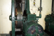 The original Gurney elevator motors in a 1925 pre-war building are still operating today. © 2015 IntelliGreen Partners LLC