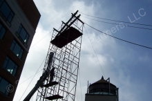 Installing new chimney liner