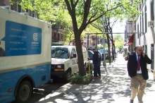 After Con Edison completes the "swing-over" to the new gas line, they turn the original gas line off in the street. The building will have only one point of entry (POE) with the new gas line.