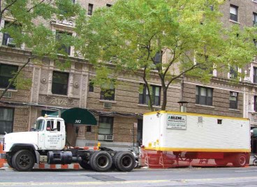 mobile boiler unit